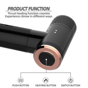 3 In 1 Discreet Dildo Gun Sex Machine 7 Vibrating 7 Thrusting Heating Ride For Women