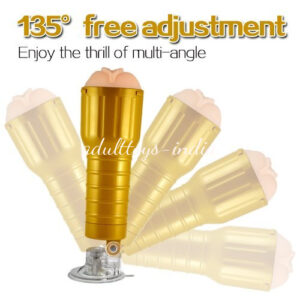 High grade Silicone Male Aircraft Cup Golden Male Masturbators Soft Realistic Pussy Suction Cup