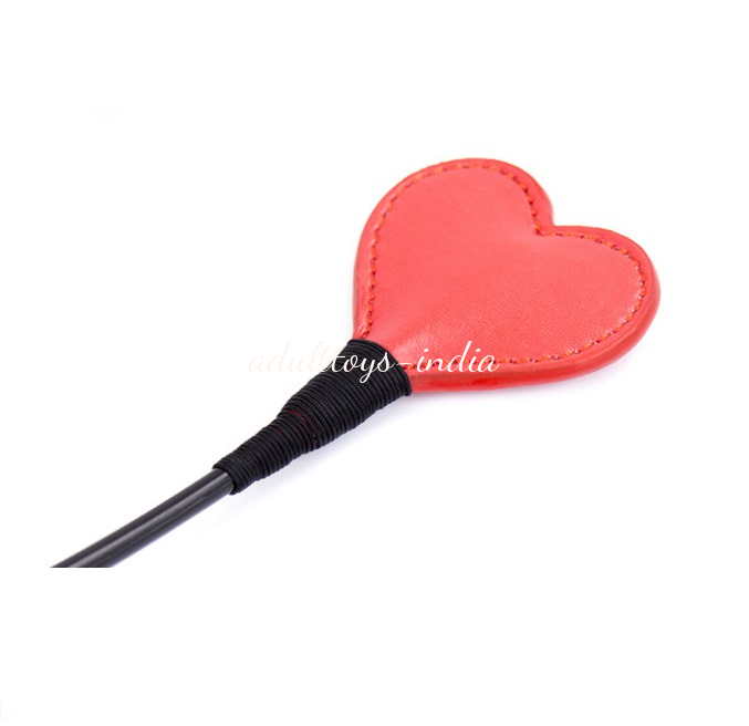 Sexy Whip with Red Heart Shape Spanking Paddle - Image 3