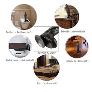 12 inch Black Huge Dildo Extreme Big Realistic Sturdy Suction Cup Penis for Women & men