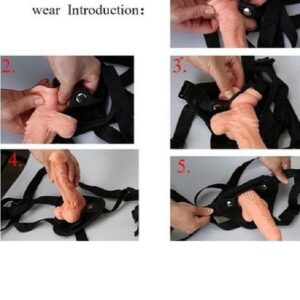 Mars Realistic Strap On Solid Dildo For Lesbian Women