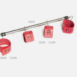 Ankle and Wrist Metal Bar Spreader Bondage Restraint Adult Slave Game