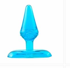 1st Grade Silicon Jelly Mini Plug Anal 6cm Blue Color