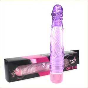 Jelly Vibration Dildo | Purple