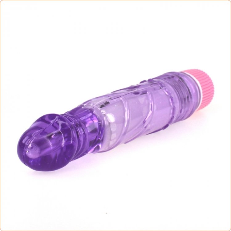 Jelly Vibration Dildo | Purple - Image 2