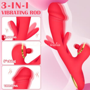 7 Flapping Vibrator with Clitoral 7 Tapping G Spot 7 Vibration For Women