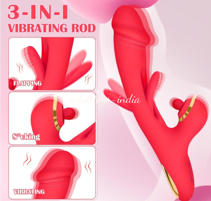 7 Flapping Vibrator with Clitoral 7 Tapping G Spot 7 Vibration For Women - Image 3