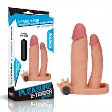 3 Inches Extra Love Toy Dual Penis Sleeve Extender For Men