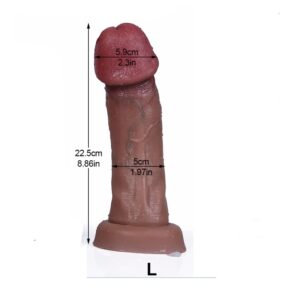 Large Size Starpon Harness With Mushroom Head Liquid Silicone Penis Dildos