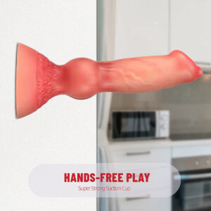 Realistic Soft Flexible Dog Dildo Sex Toys For Women