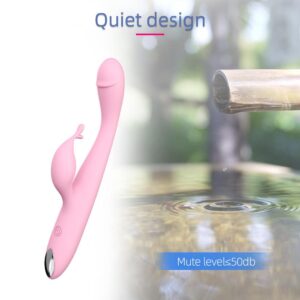 Sherry 10 Mode Dual Vibrating Stick Female Masturbator G-point Massager