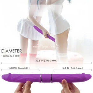 Lesbian Girls Beginners Dildos Double Ended With Vibrator