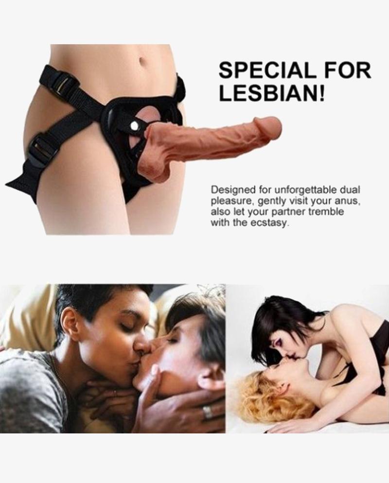Mars Realistic Strap On Solid Dildo For Lesbian Women - Image 5