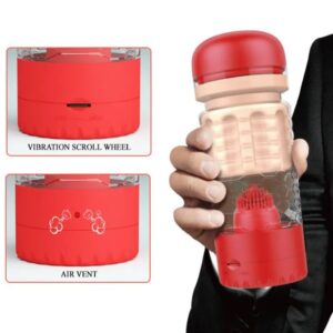 Pretty Love Emily Tongue Licking Vagina Masturbator Red