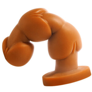 3 Head Liquid Silicone Huge Anal Butt Plug Dildo