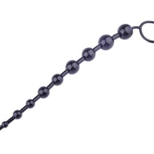 Combo Pack 4 Color Pink Blue Yellow Black Long Anal Beads / 1 Set