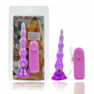 Jelly Anal Butt Plug Remote Controlled Vibrator For Girls |Purple