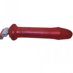 Best Solid Strap On Dildo Low Price Red Colored-No Hole