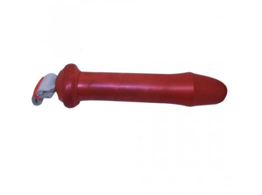 Best Solid Strap On Dildo Low Price Red Colored-No Hole - Image 2