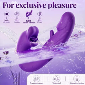 7 Flapping Vibrating and 5 Licking Sucking Modes G-spot Vibrator Women