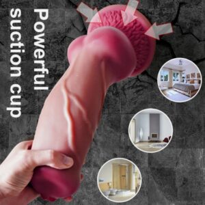 14 Inches Huge Wolf Dog Dildo Animal Realistic Dildo For Women