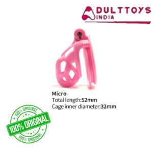 3.0 Pink Breathable 3D Cage Chastity Device with 4 Sizes Chastity Ring Cage