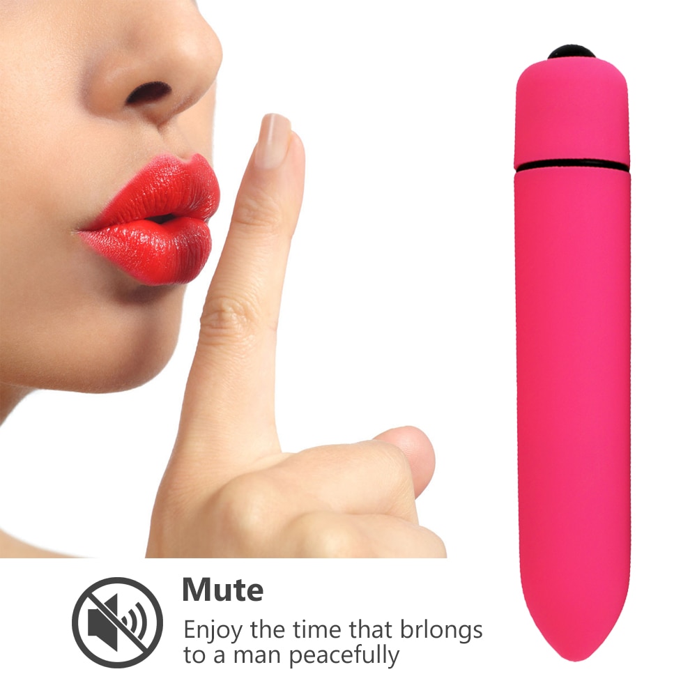 Mini Bullet Vibrate G-spot Clitoris Stimulator Maturbate Vibrators-Red Rose - Image 2