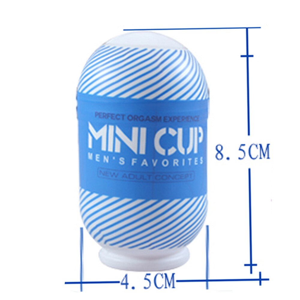 MINI CUP pocket Pussy masturbator-Blue - Image 6