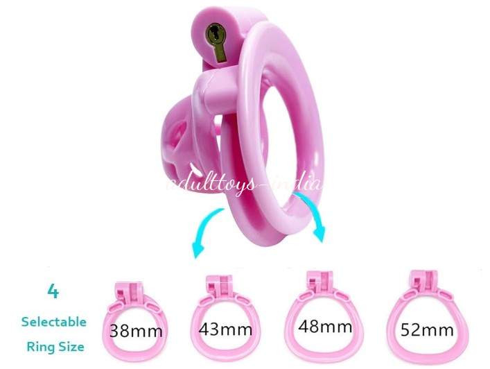 Super Mini Baby Penis Pink Male Chastity Cage Device - Image 6