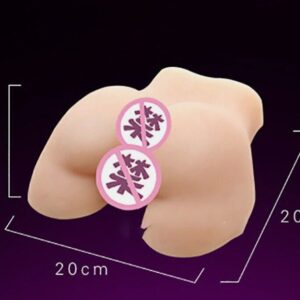 Doggy style Silicone pussy anal ass sex toy For Men