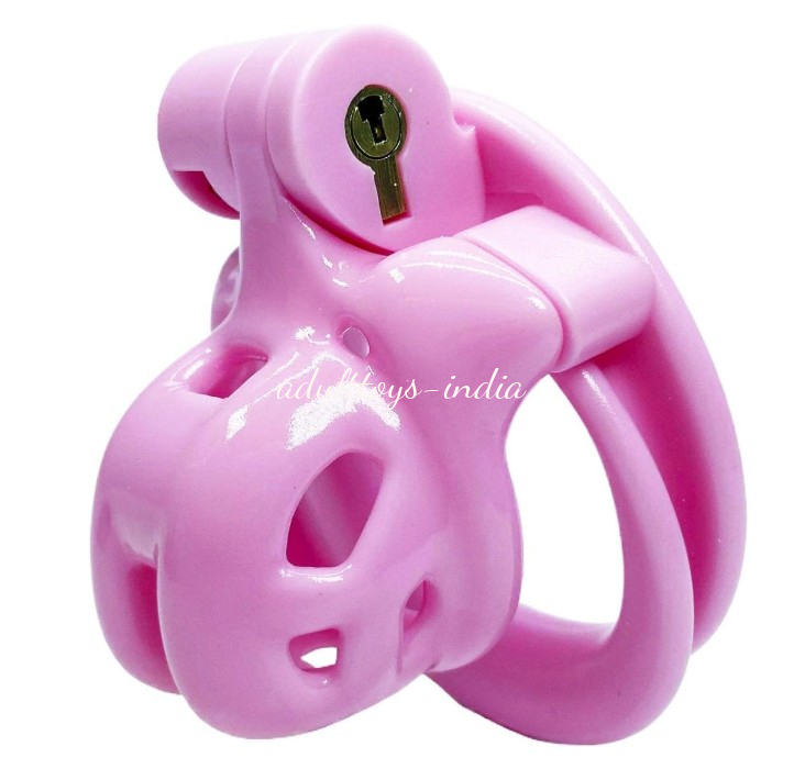 Super Mini Baby Penis Pink Male Chastity Cage Device - Image 3