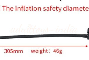 1st time User Inflatable Anal Toys Suitable For Beginners Small size Black