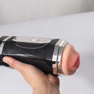 1st Quality Double Ended Mouth Pussy Vibarate sex Voice Hand Free Masturbator India