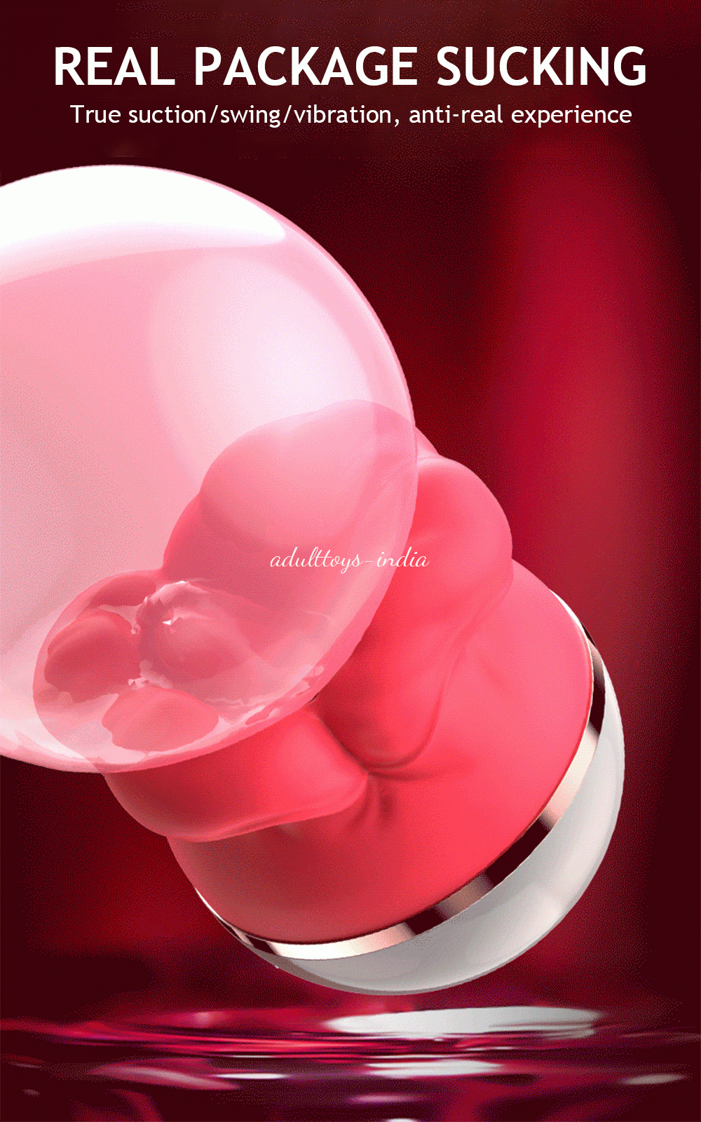 1st Big Mouth Red Powerful Clit Sucker Vibrator Nipple Vagina G-Spot Massager Stimulation Oral Sex Toys