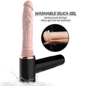 3 In 1 Discreet Dildo Gun Sex Machine 7 Vibrating 7 Thrusting Heating Ride For Women