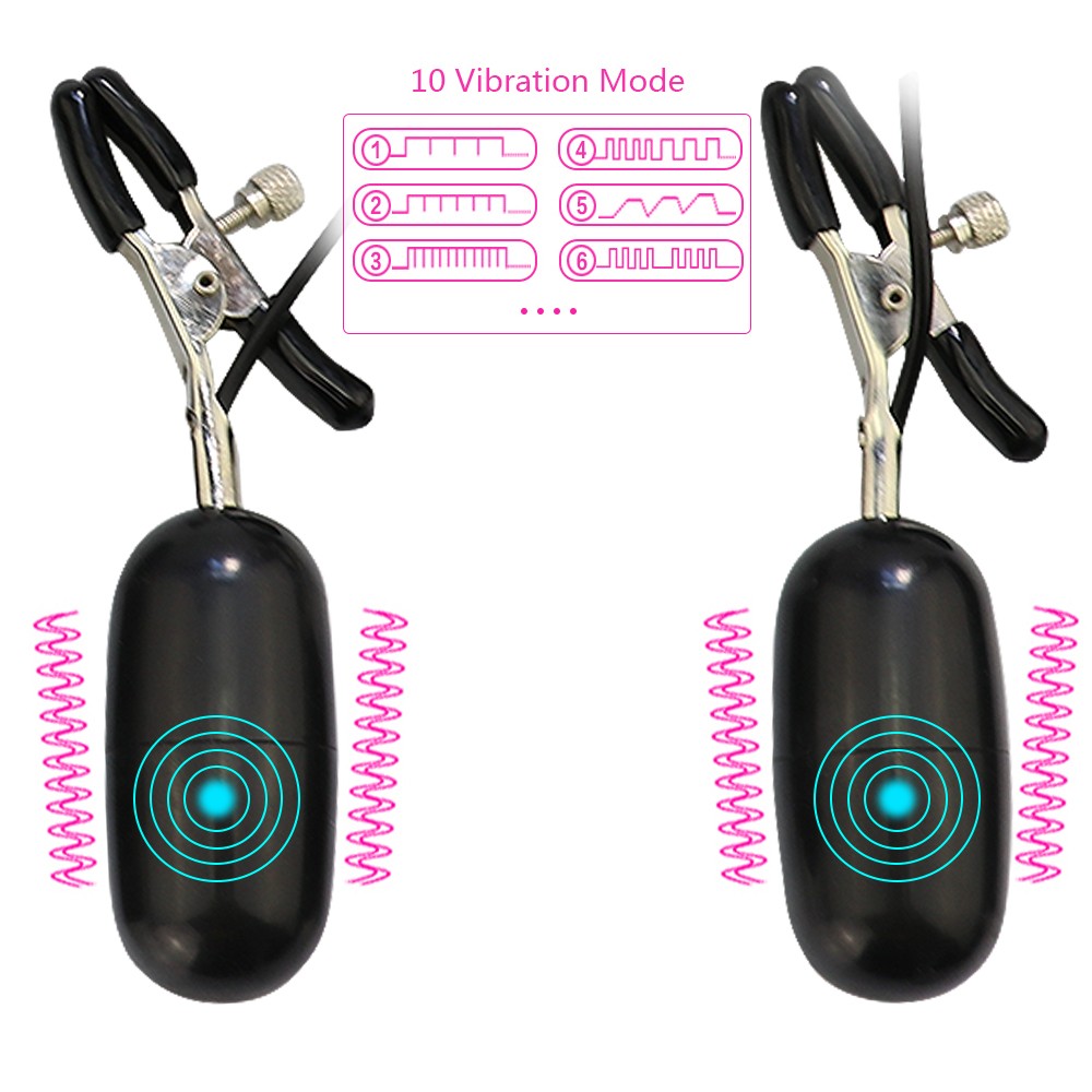 Nipple Vibrator Nipple Clamps Breast Massage Sex Toys for Women - Image 4