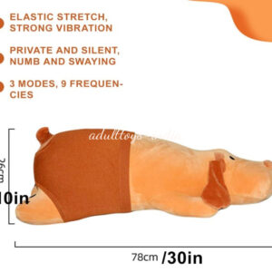 Paddy Dog Doll Pillow with Hidden Dildo Sex Machine For Women