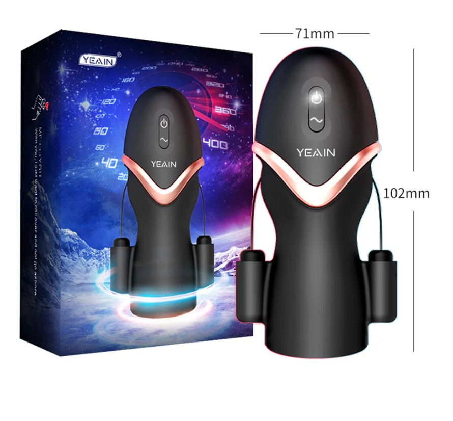 Penis Powerful Vibration Glans Trainer Male Stroker India - Image 4