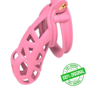 New design Pink Maxi Cobra 6.0 Chastity Cage Device For Men