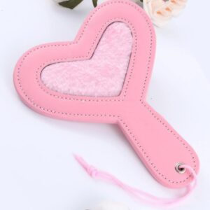 Heart Shaped Pink Spanking Whip Paddle BDSM Toys