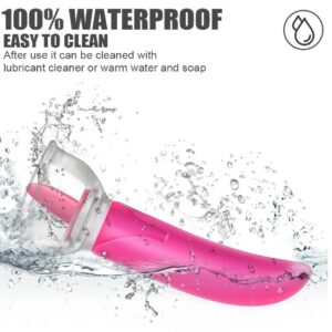 2 in 1 Nipple Sucker Vibrator Tongue Licking for Woman