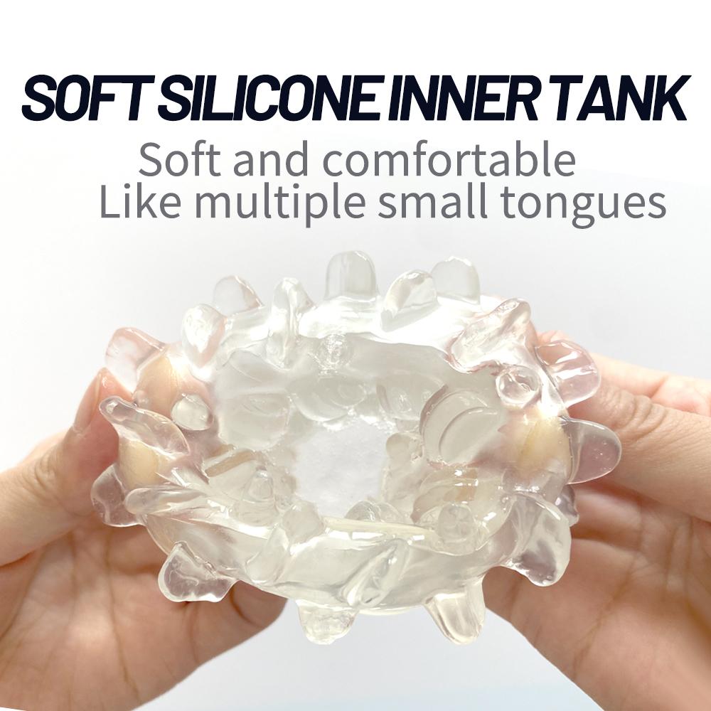 TOUCH Telescopic Rotation Electric Automatic Heating Hand Free Masturbation Cup - Image 5