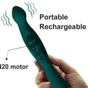 Queen Green 10 Vibration Modes G Spot Massager Vibrator Clitoris Stimulation Massager