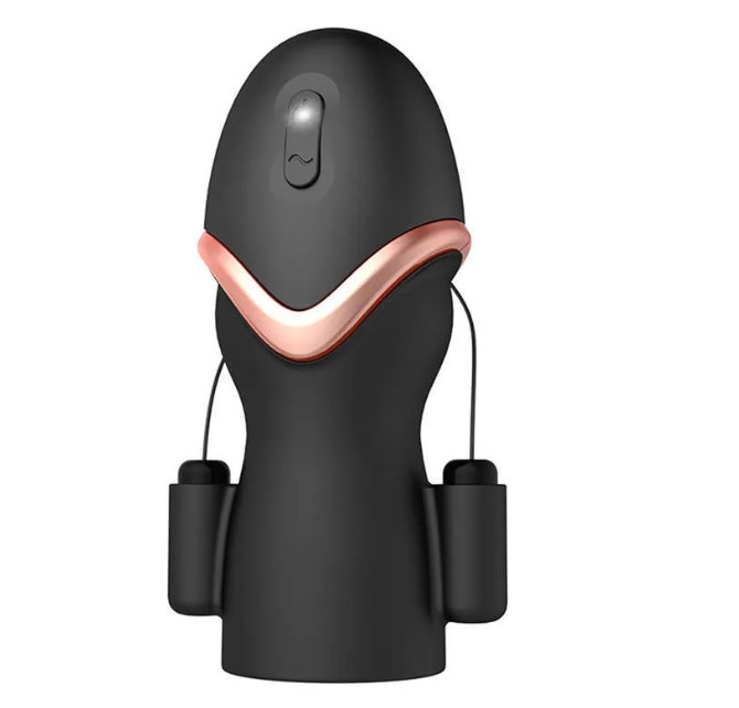Penis Powerful Vibration Glans Trainer Male Stroker India - Image 6