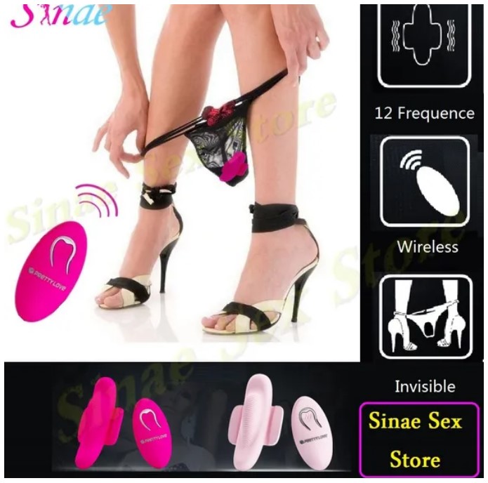 Pretty Love Invisible Wear Panties Vibrators with Remote 12 Mode Powerful G Spot Vagina Anal Sex Toys