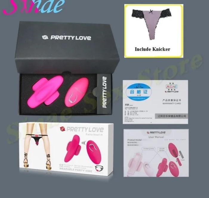 Pretty Love Invisible Wear Panties Vibrators with Remote 12 Mode Powerful G Spot Vagina Anal Sex Toys - Image 4