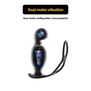 Sperm Lock Ring Prostate Massage Anal Plug Vibrators Anal Sex Toys