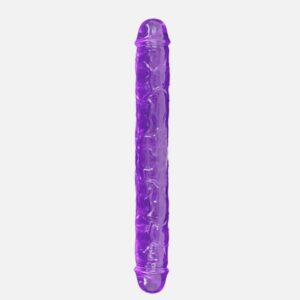 13.3 Inches Dual Headed Penis Dildo -Purple