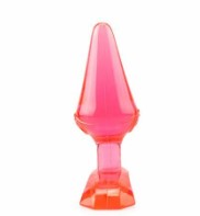 6 Cm Beginners Use Mini Jelly Anal Buttplug- Pink