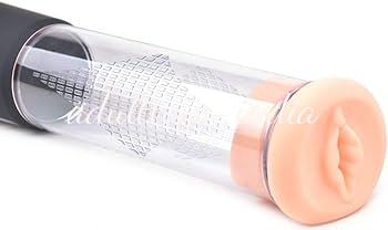 1 In 2 Grade Pussy Cap With LCD Display Penis Growth Enlarge Pump For Men - Image 6